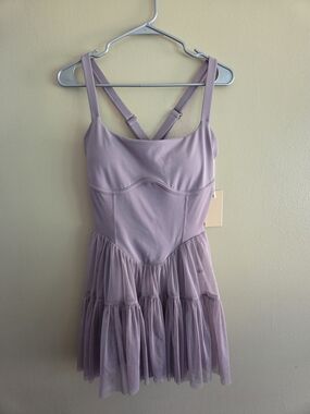 NWT PopFlex Corset Pirouette Dress Lilac Size Large